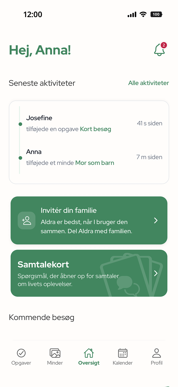 Aldra App — oversigt